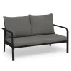 Hånger 2-sits soffa Svart/Gråbeige