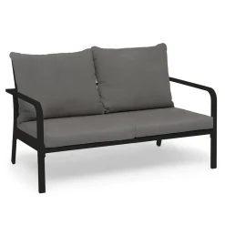 Hånger 2-sits soffa Svart/Gråbeige