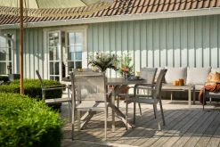 Hånger Utebord Ø140 cm Vit