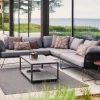 Horizon 2-sits Soffa Höger Svart