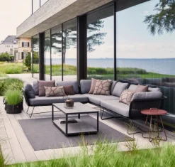 Horizon 2-sits Soffa Vänster Svart