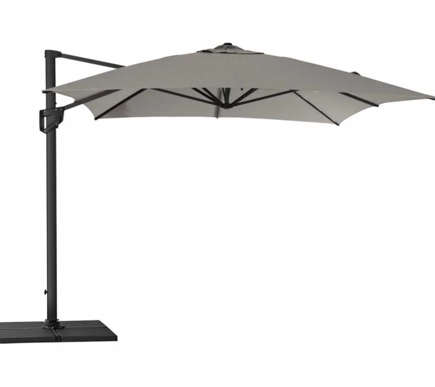 Hyde Lux Tilt Sidoarmsparasoll 3x4m