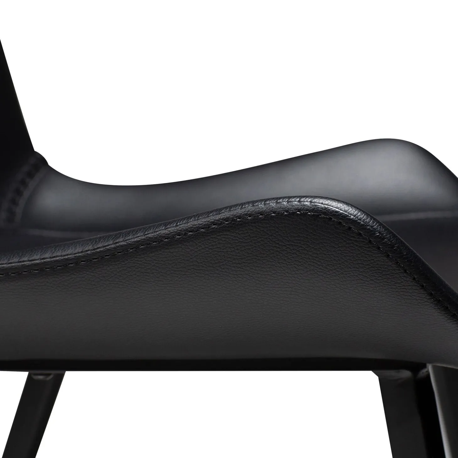 Hype Stol Black Art.Leather, Black