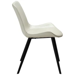 Hype Stol Bone White Art.Leather, Black