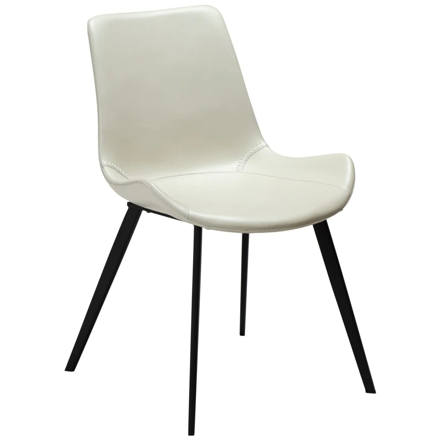 Hype Stol Bone White Art.Leather, Black