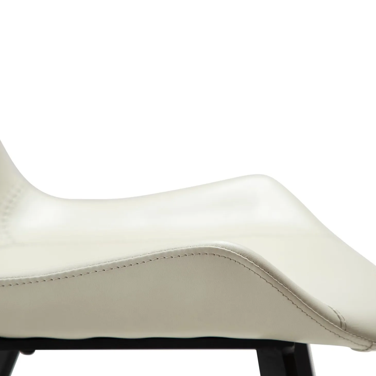 Hype Stol Bone White Art.Leather, Black
