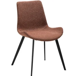Hype Stol Pebble Red Bouclé, Black