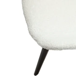 Hype Stol Snow Bouclé, Black