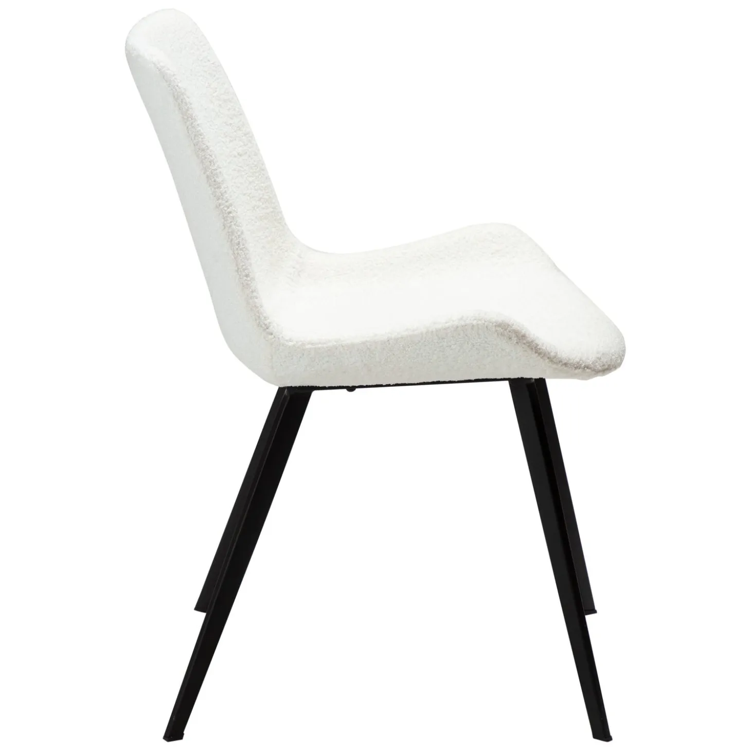 Hype Stol Snow Bouclé, Black
