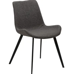Hype Stol Stone Bouclé, Black