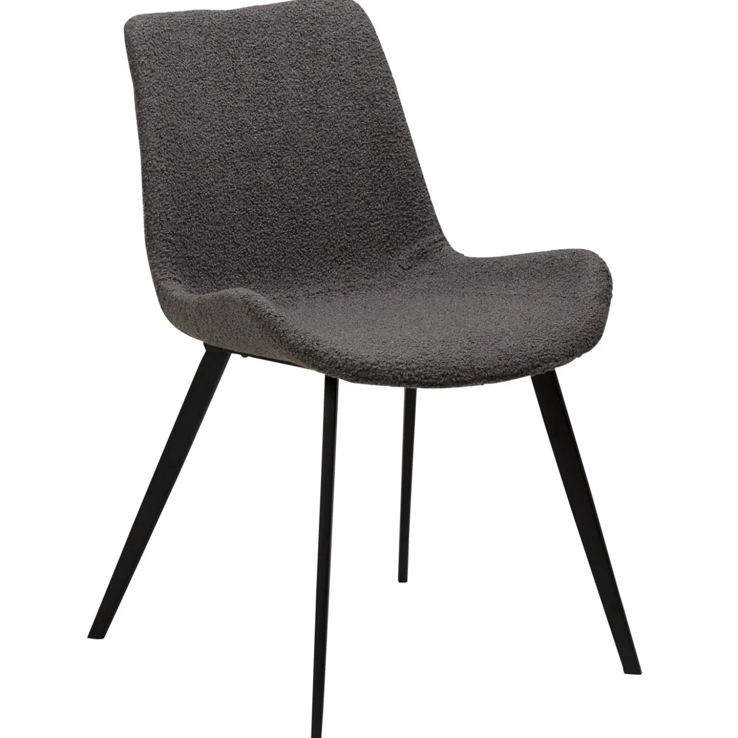 Hype Stol Stone Bouclé, Black