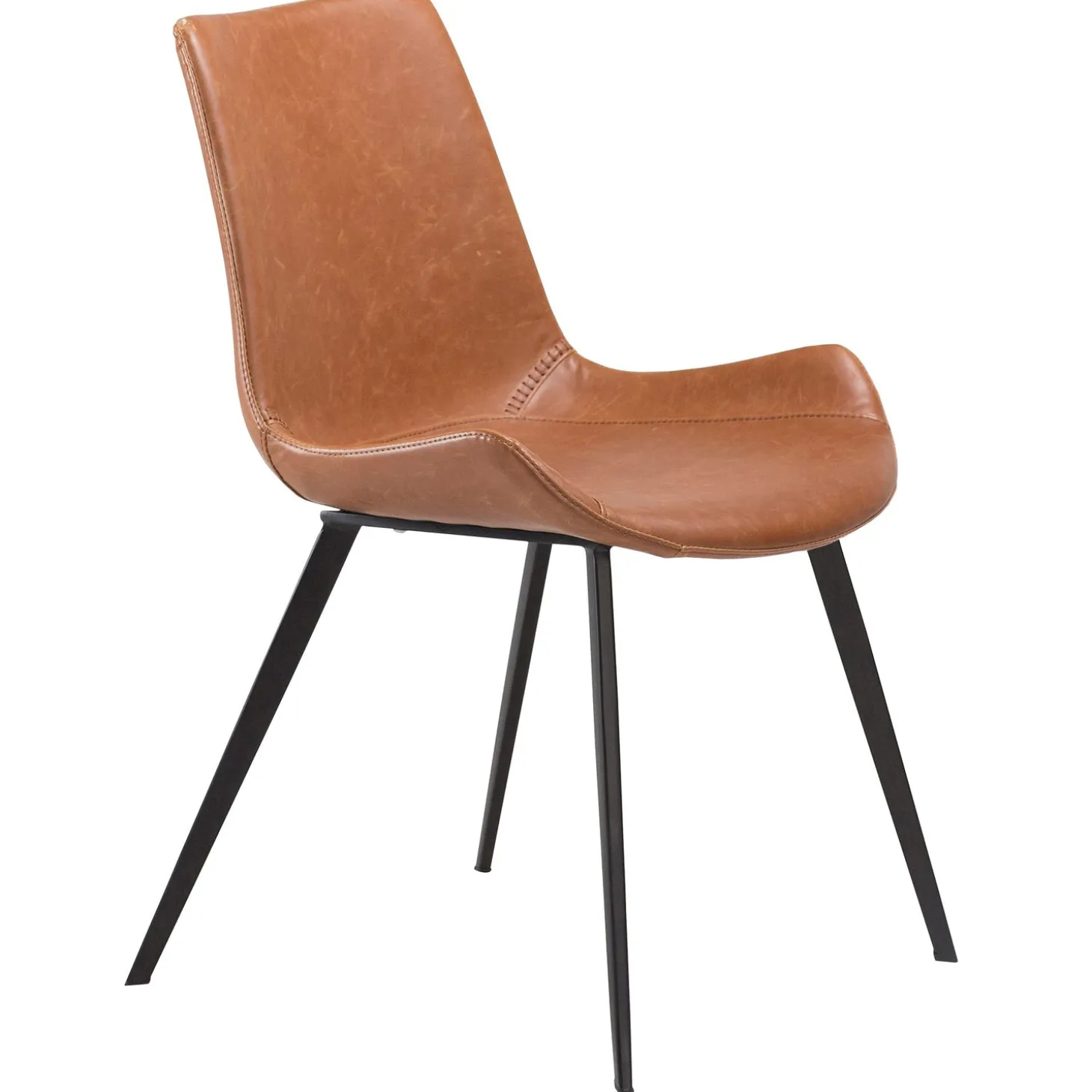Hype Stol Vintage Light Brown Art.Leather, Black