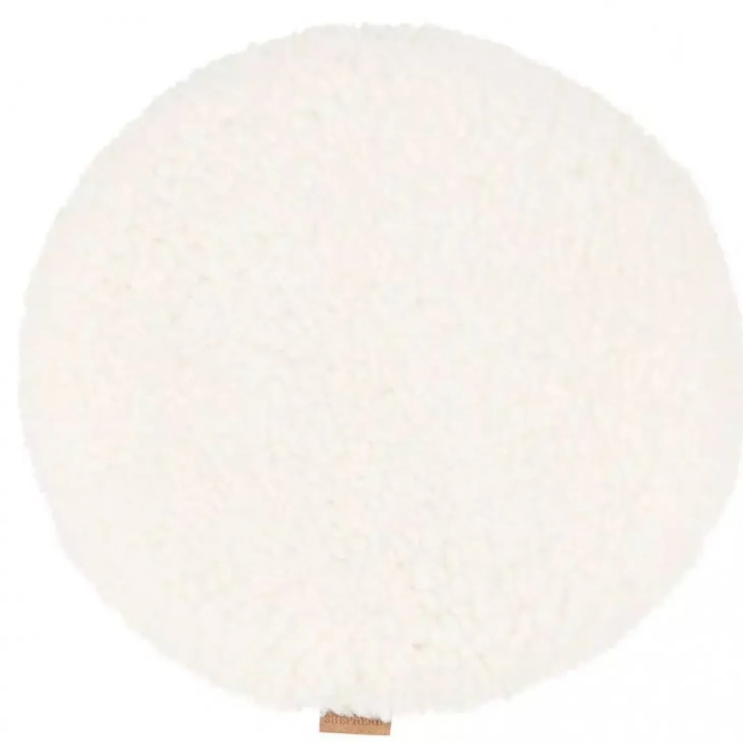 Ida stolsdyna (ej vadderad) 36 cm rund / vit