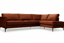 Impulse Divansoffa Set 4 Classic Velvet Deep Orange