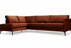 Impulse Divansoffa Set 4 Classic Velvet Deep Orange