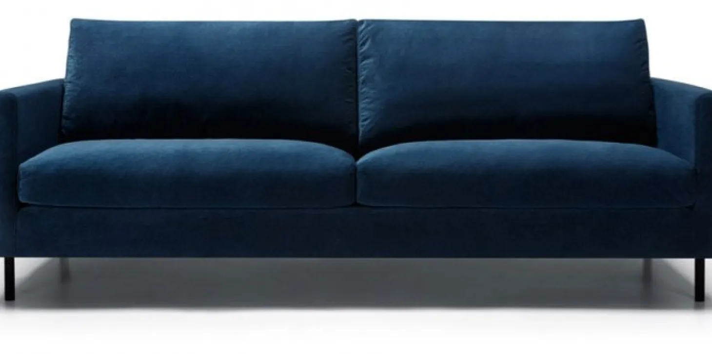 Impulse 3-sits Soffa Lux Classic Velvet D. Blue
