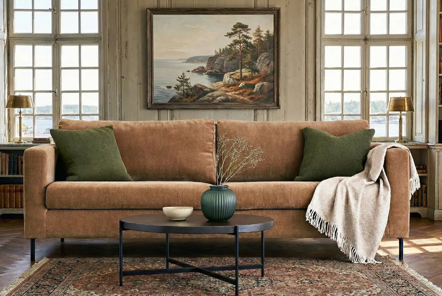 Impulse 3-sits Soffa Lux Wildflower Cold Beige