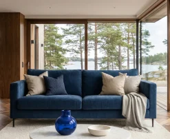 Impulse 4-sits Soffa Lux Wildflower Midnight Blue