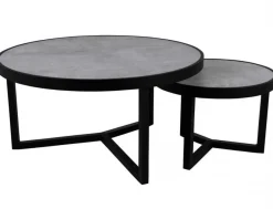 Itonda Soffbord 60 cm Svart/Grå