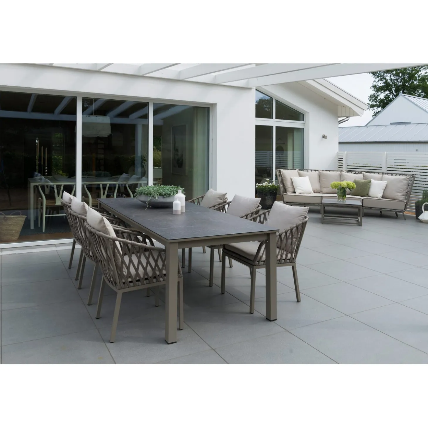 Jet Set 3-Sits Loungesoffa Beige