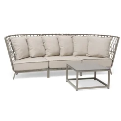 Jet Set 3-Sits Loungesoffa Beige