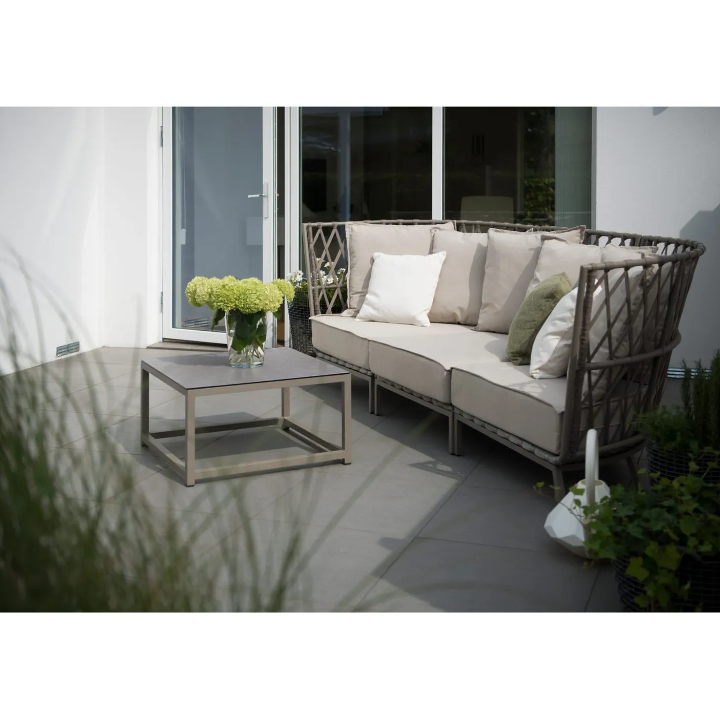 Jet Set 3-Sits Loungesoffa Beige