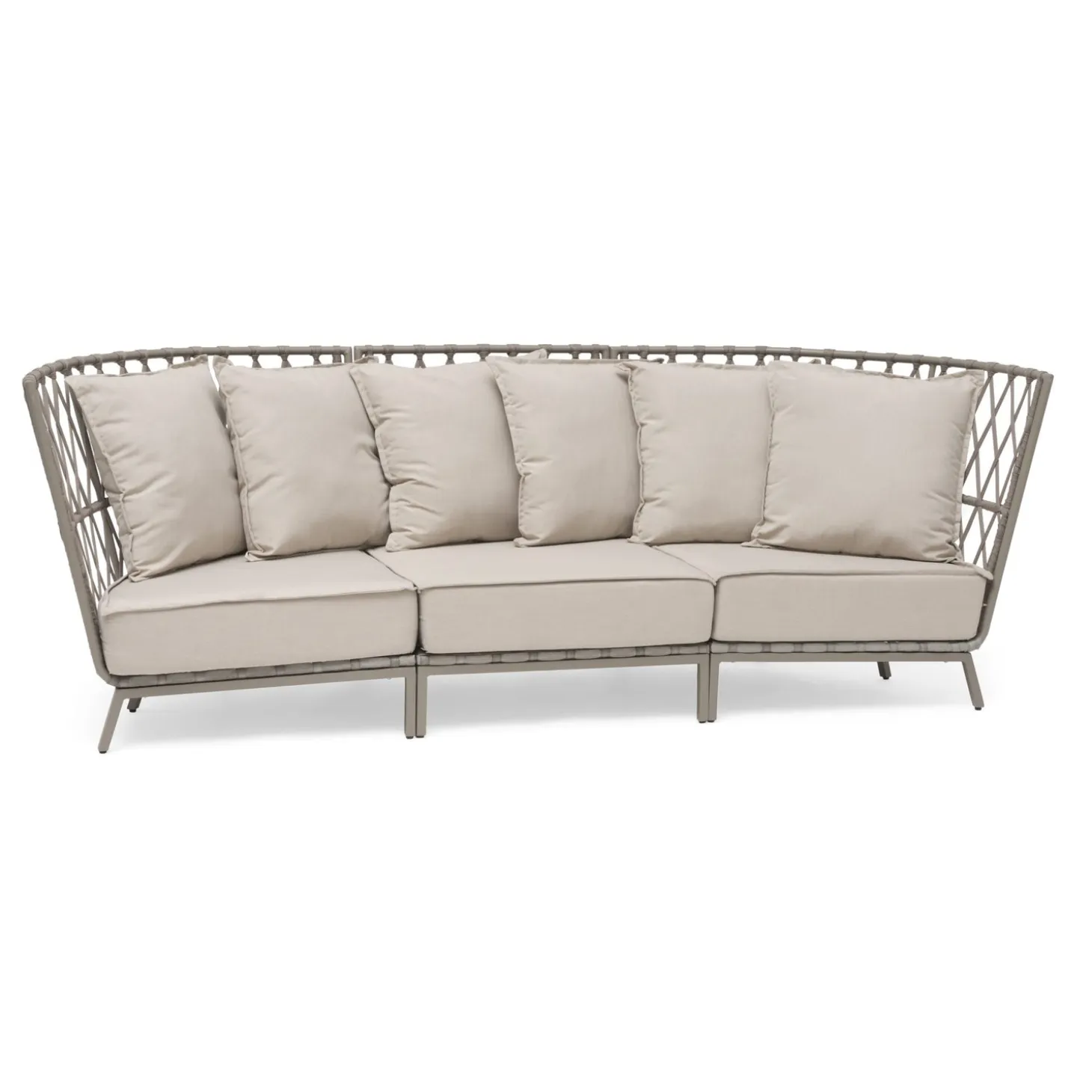 Jet Set 3-Sits Loungesoffa Beige