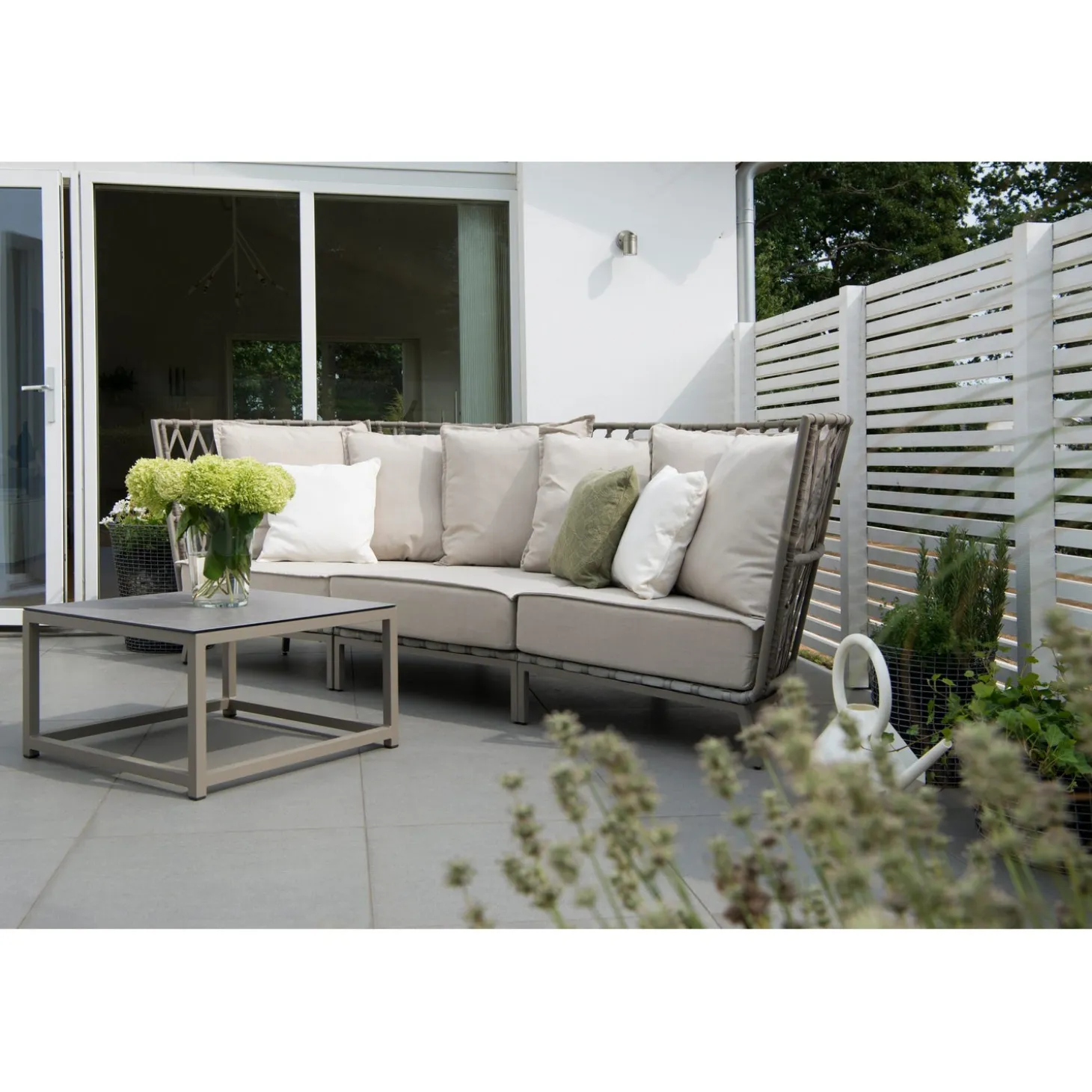 Jet Set Utesoffbord 70 x 70 cm Beige