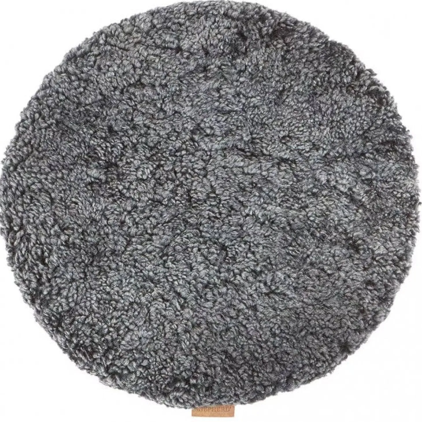 Jill stolsdyna (vadderad) 36 cm rund / Svart Grafit