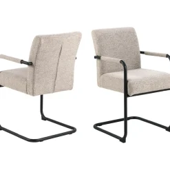 Jordaan Karmstol Monza tyg Beige