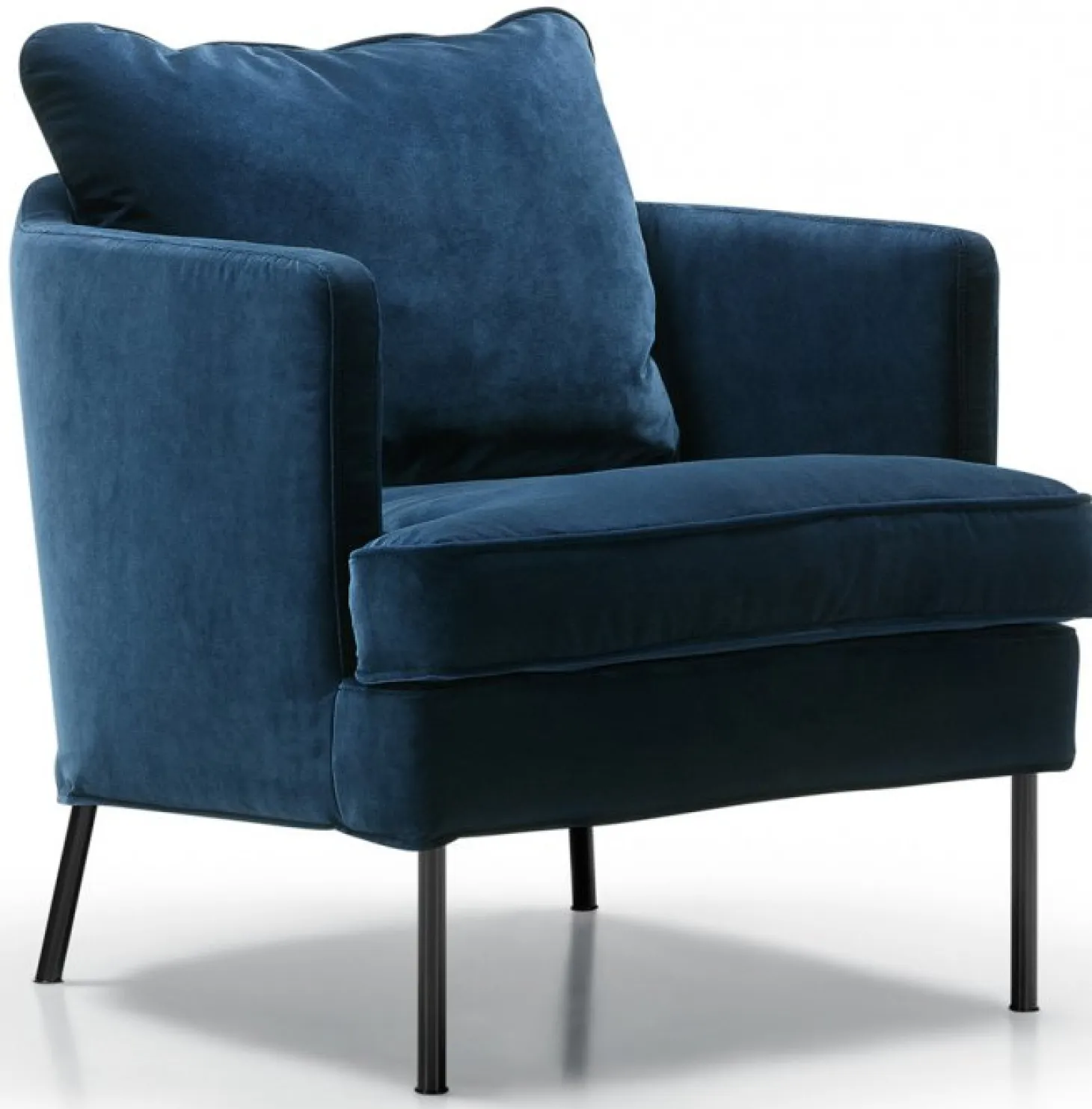 Julia Fåtölj Classic Velvet Dark Blue
