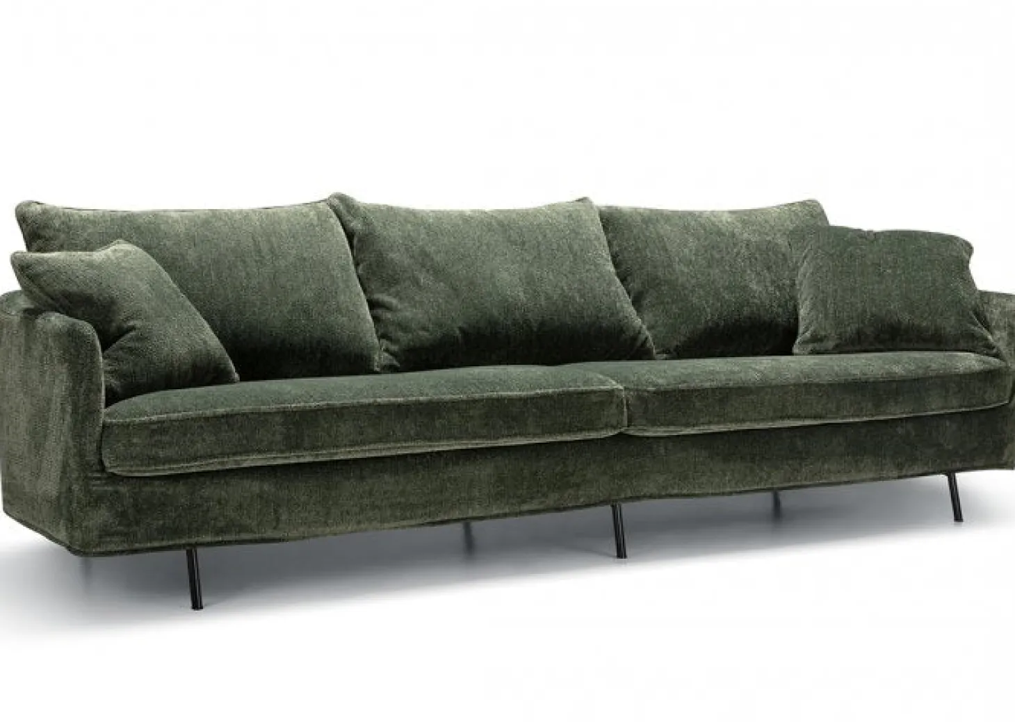 Julia 4-sits Soffa Big Cushions Sky Green