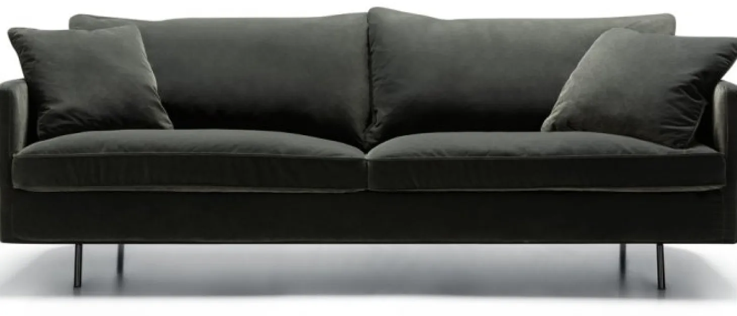 Julia 3-sits XL Soffa Classic Velvet Grey