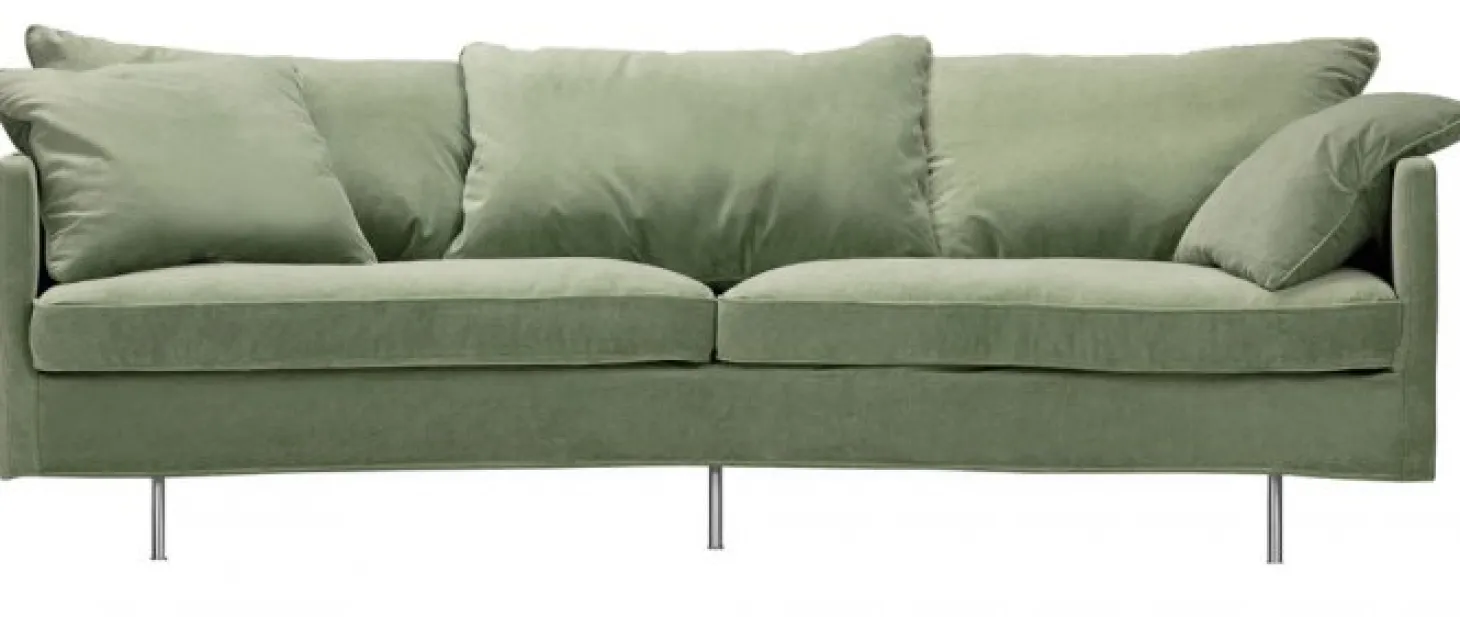 Julia 3-sits XL Svängd Soffa Big Cushions