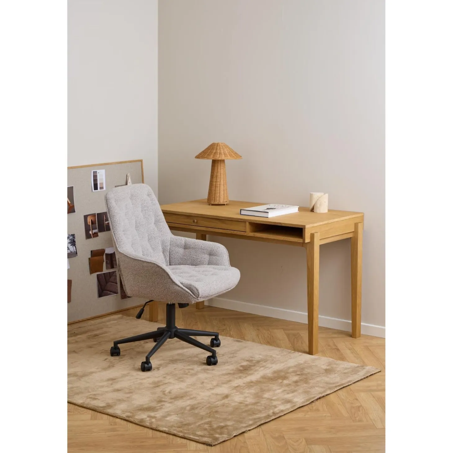 Jupiter Skrivbordsstol Monza tyg Beige