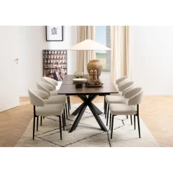 Kaley Matstol Basel tyg Beige