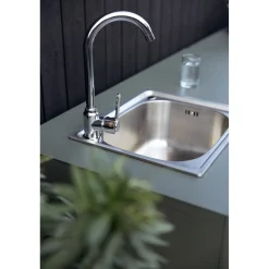 Kelia Utekök Med diskbänk & kran Nordic Green