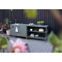 Kelia Utekök Med diskbänk & kran Nordic Green