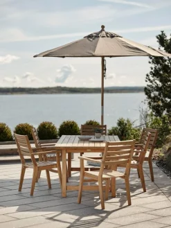 Keros Karmstol Teak