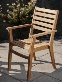 Keros Karmstol Teak