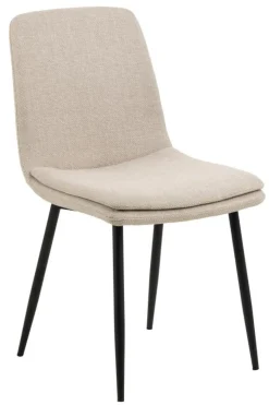 Kilda Matstol Basel tyg Beige