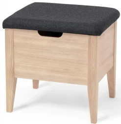 Klinte Bänk 45 Vitoljad Ek