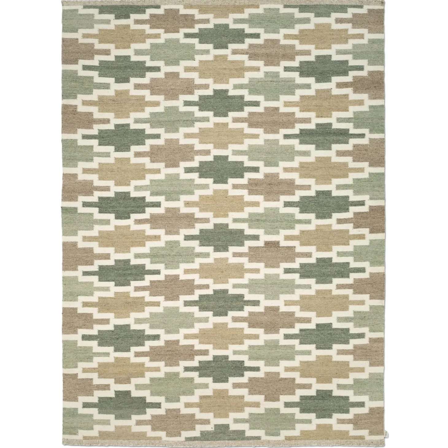Korsnäs Matta Grönbeige