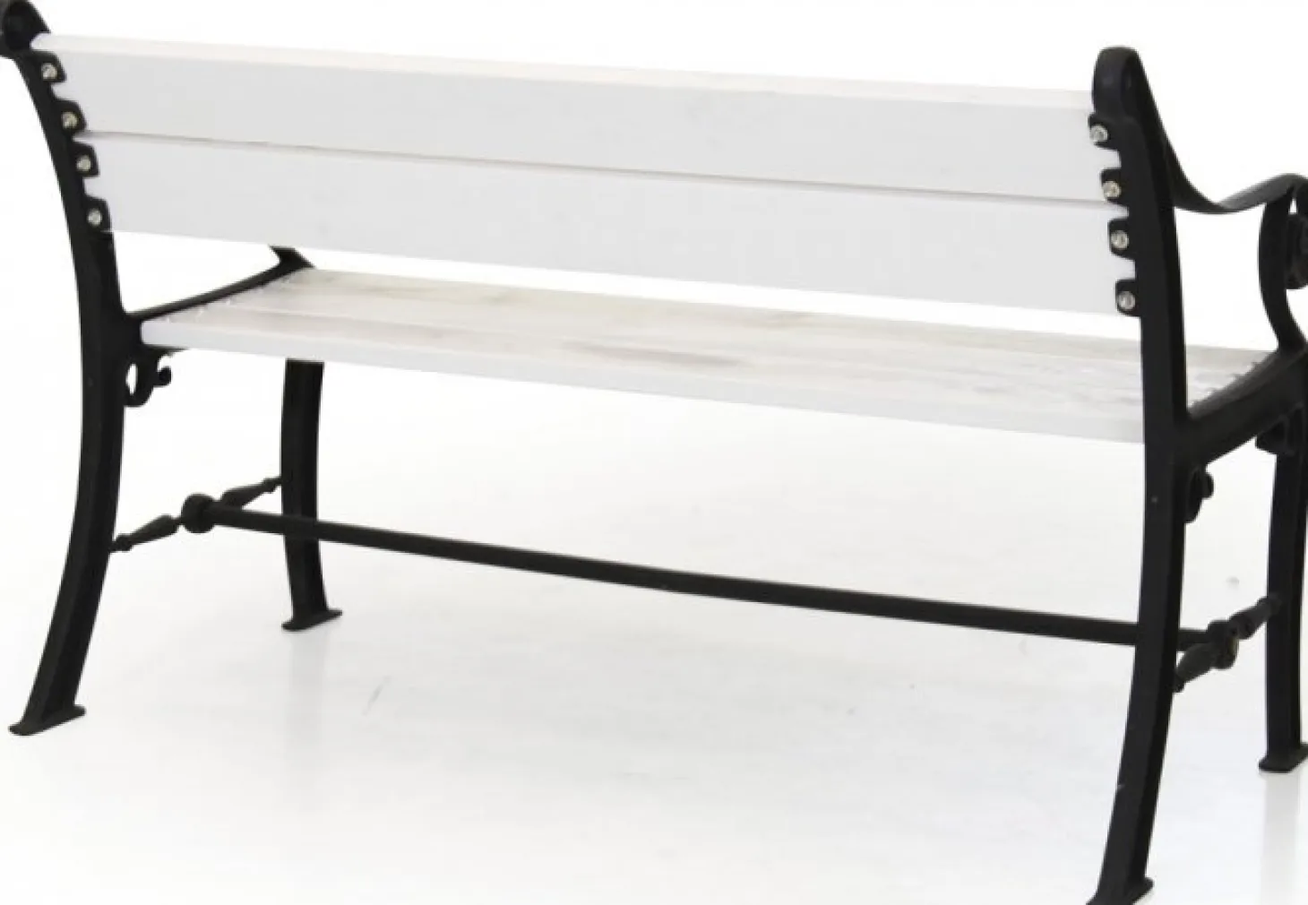 Köpenhamn Soffa 130 cm Svart/Vit