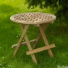 Kreta Sidobord 50 cm Rund Teak