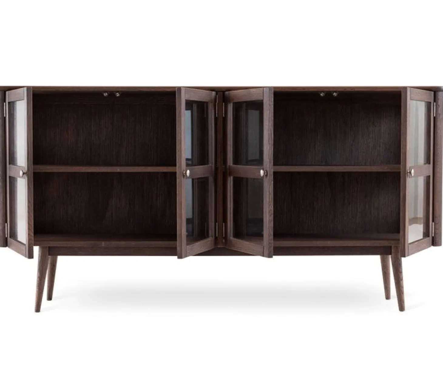 Löderup Sideboard Vitrin Rökbetsad Ek