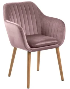 Le Havre Karmstol Vic tyg Rosa/Ek