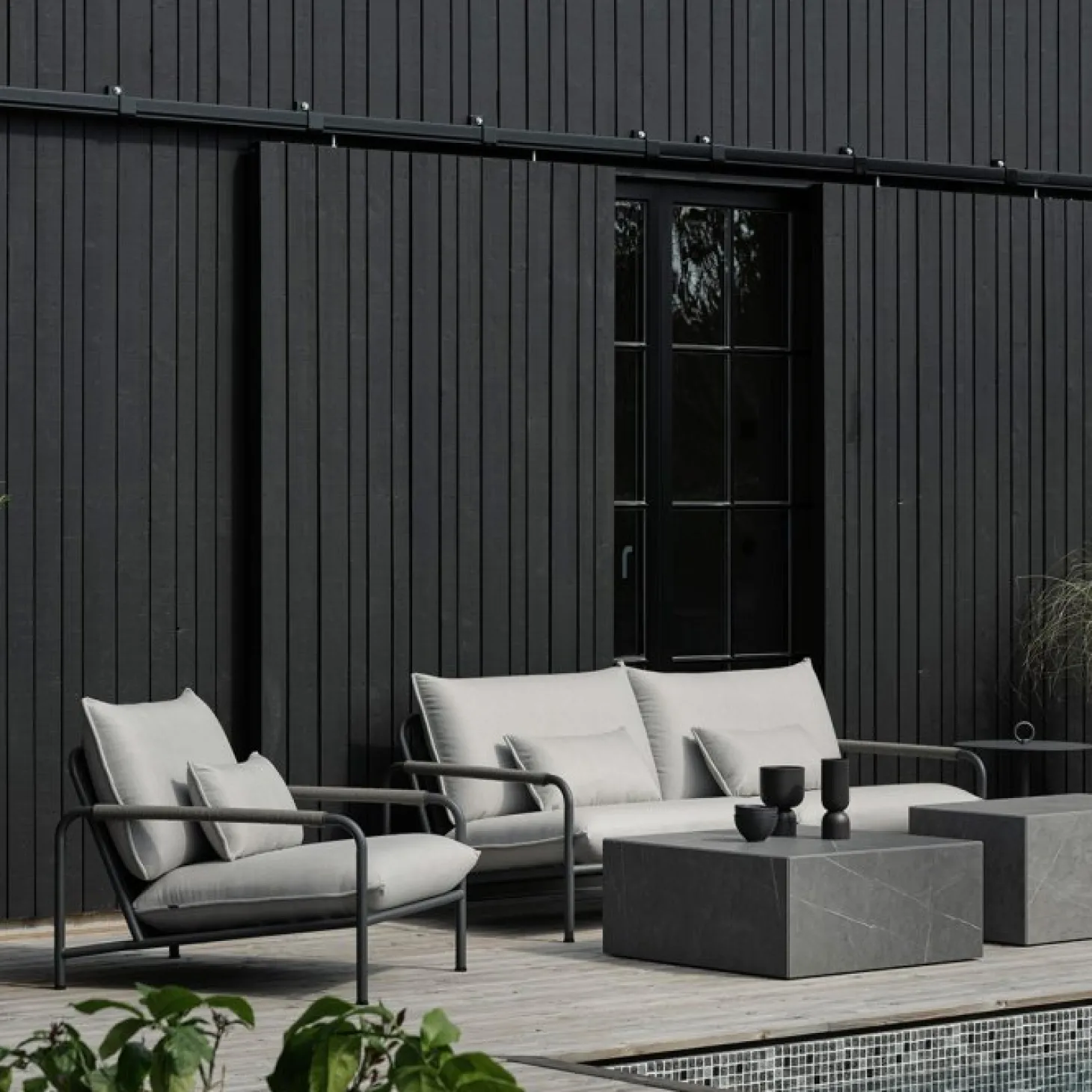 Lerberget 2,5-sits Soffa Antracit