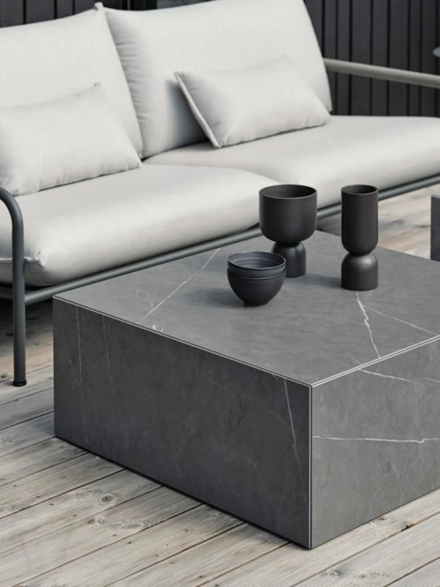 Lerberget 2,5-sits Soffa Antracit