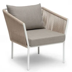 Lersund Utefåtölj Vit/Beige